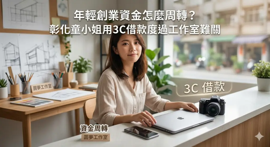 3C借款幫助年輕創業者解決資金周轉問題 台中借款案例