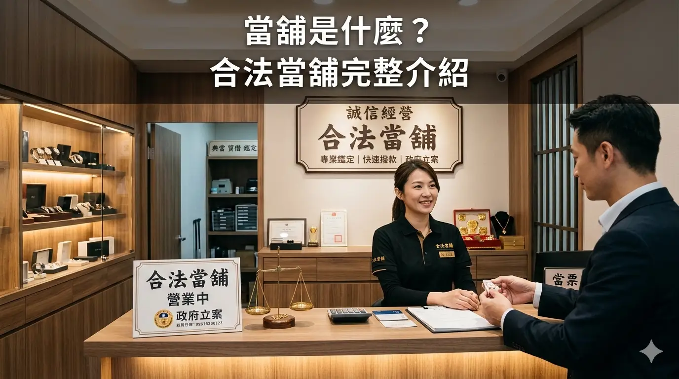 合法當舖借款諮詢，了解當舖是什麼